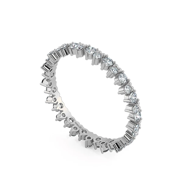 Crown Wedding Band Set NCC8002 4